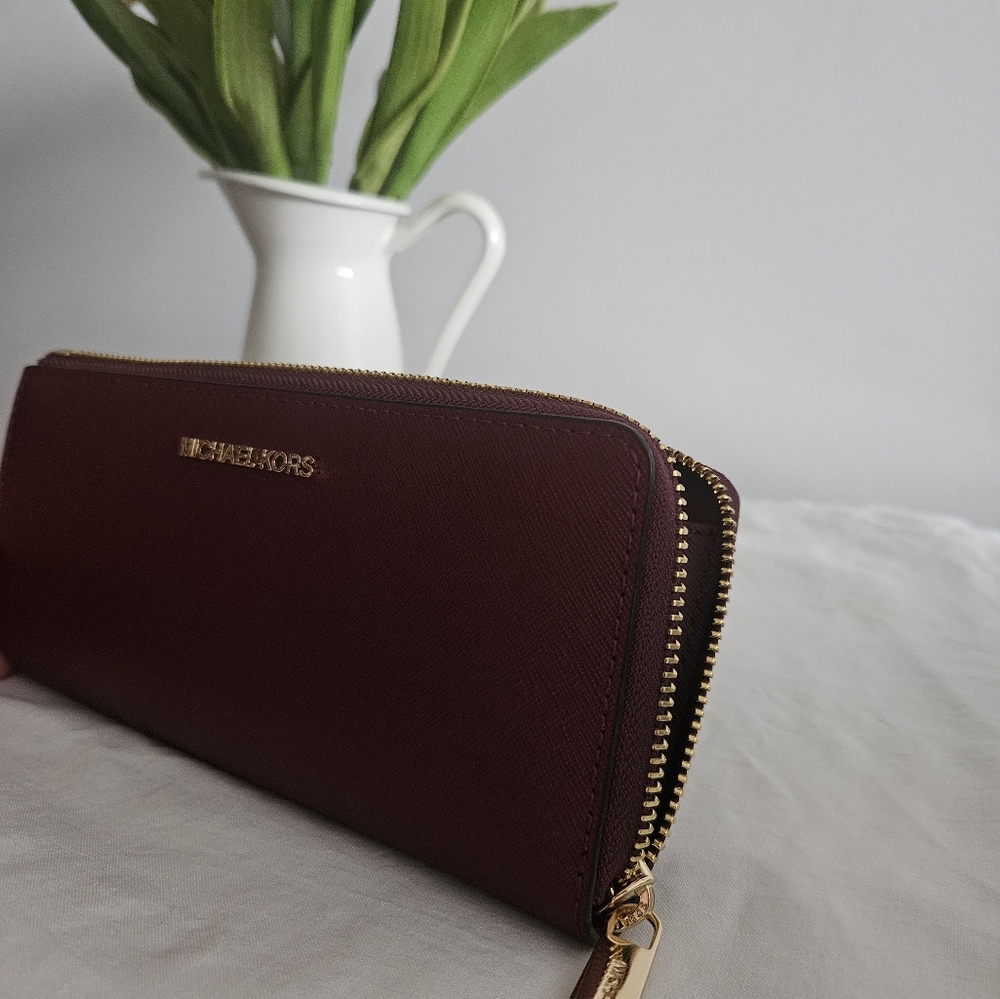 Michael Kors Burgundy Wallet - Picture 3 of 6